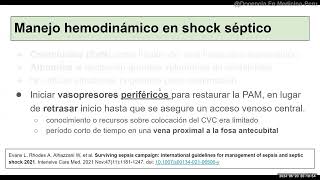 8 Manejo de shock séptico sepsis infecciones medicine medicina mortalidad shock [upl. by Virg394]