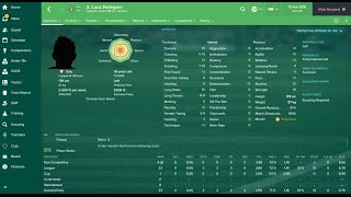 Luca Pellegrini Roma Left Back Wonderkid Football Manager 2017 Wonderkid [upl. by Wahkuna896]