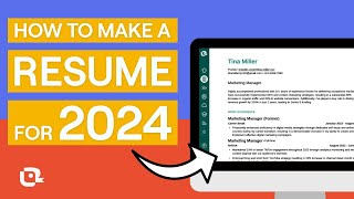 How to Write a Resume for 2024 Tips Tools amp Examples [upl. by Eiznikcm]