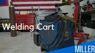 Miller Syncrowave 250 Welding cart [upl. by Ymmak]