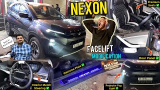 Tata Nexon Basic Accessories ✅ Nexon Creative plus Modification [upl. by Alyam]