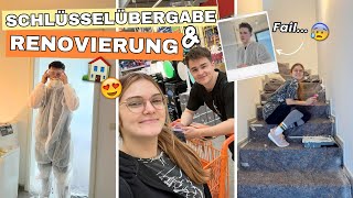 SCHLÜSSELÜBERGABE 🔑😍 Wir renovieren das GANZE HAUS 🏠😅 HansampWika [upl. by Anilehs926]