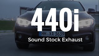 BMW 440i Gran Coupe Stock Exhaust SoundAuspuff Sound435i4er4 Series [upl. by Kcaz]