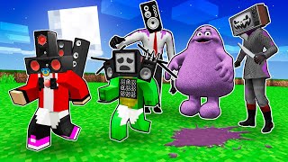 ALL EPISODES of BABY Mikey amp JJ FAMILY vs GRIMACE SHAKE in Minecraft  Maizen [upl. by Assiral]