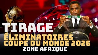 🔴LIVE  TIRAGE AU SORT DES ÉLIMINATOIRES DE LA COUPE DU MONDE 2026 ZONE AFRIQUE  🇸🇳 🇩🇿 🇲🇦 [upl. by Lehcem]