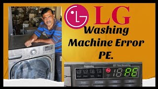 Troubleshoot And Fix Lg Washer PE Error Code [upl. by Neih]