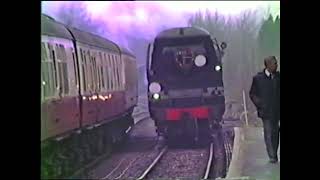 Mid Hants Railway The Watercress Line Father Christmas Special 1987 [upl. by Tyrus328]