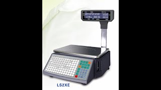 Aclas ls2x Electronic Bar code Scale English [upl. by Malda43]