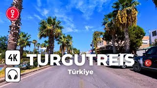 TURGUTREIS  Türkiye 🇹🇷 4K Driving Tour to Gümüşlük in Bodrum [upl. by Iddo]