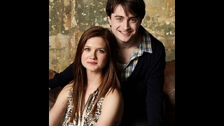 A Harry Potter Reunion Between Daniel Radcliffe and Bonnie Wright [upl. by Radburn]