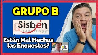 👉 GRUPO B Del SISBEN QUE PASA CON ESTAS FAMILIAS❓ ESTA MAL HECHA La ENCUESTA❓ [upl. by Pollak]