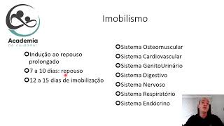 SÍNDROME DO IMOBILISMO EM IDOSOS [upl. by Naujaj]