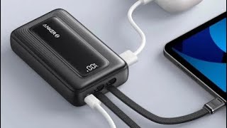 Anker Zolo Power Bank 10K amp 20K with dual builtin cables unveiled [upl. by Chlori585]