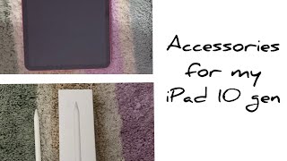 Accessories for my iPad 10  Apple Pencil ipad case [upl. by Solley]