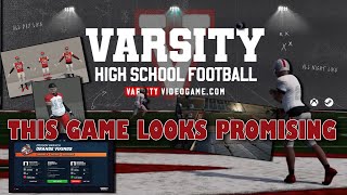 Varsity high school football video game [upl. by Mcclenaghan]