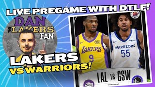 CALIFORNIA CLASSIC LAKERS VS WARRIORS PREGAME LIVE WITH DTLF [upl. by Iphagenia]