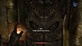 Lets Play Skyrim  95  Journey to The Inner Sanctum [upl. by Acirtal]