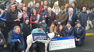 Clonmel coursing bonanza 2024 for the Dowling kennels winning the DerbyOaks and Champion Dog stake [upl. by Dasteel]