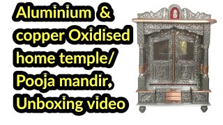 Aluminium amp copper Oxidised home templepooja mandir Heartfeelings [upl. by Alansen]