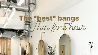 The best and worst bangs for thin fine hair [upl. by Anawqahs]