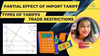 International Economics  Lesson 24  Trade Restrictions  Tariffs  Types ofTariffs  Import Tariff [upl. by Eniamraj]