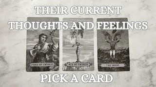 💭Their Current Thoughts And Feelings About You 💭 Pick A Card Love Reading [upl. by Ujawernalo70]