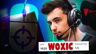 30 High Sensitivity woxic Moments CSGO 1600 DPI 15 Sens  Highlights CSGO [upl. by Yerocal]