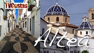 The Beautiful Town of Altea Nr Benidorm Costa Blanca Spain Tour [upl. by Jarnagin]