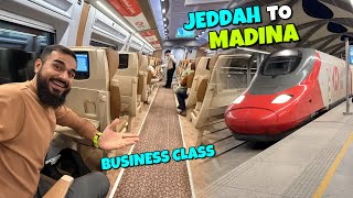 Jeddah se Madinah ka safar wo bhi business class train mein 😍🚆 [upl. by Akinot]