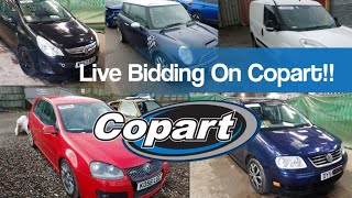 Live Auction Bidding On COPART [upl. by Primaveras]