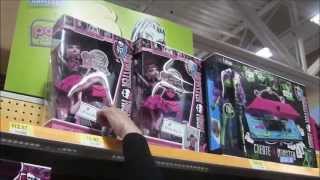 Monster High Doll Hunting Shopping as seen on TV in Malone NY Video Part 2 D [upl. by Idnar802]