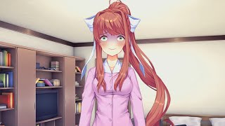 Monika Moves into MCs House DDLC MOD The Perfect Story  Part 1 [upl. by Jayne]