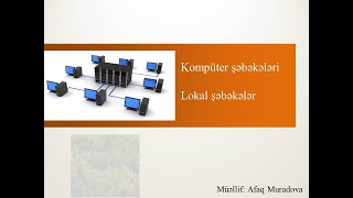 Dərs 38 Kompüter şəbəkələri Lokal şəbəkələr və onların topologiyaları [upl. by Ailak]