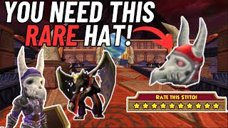 Wizard101 You NEED This RARE Dragon Hat For Your Next Stitch [upl. by Adriel]