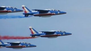 ✈ Patrouille de France over Arromanches Normany DDay 70th Anniversary 19442014 [upl. by Suoirrad]