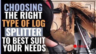 Choosing The Right Type Of Log Splitter To Best Suit Your Needs [upl. by Whittaker]