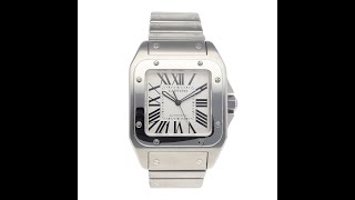 Cartier Santos XL Pre Owned Watch Ref 2656 [upl. by Letsirk257]