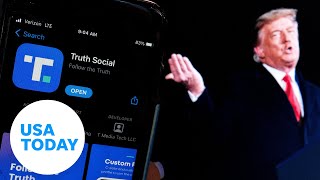 Donald Trump launches his own social media app Truth Social  USA TODAY [upl. by Kendrick]