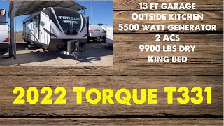 Experience Luxury on Wheels 2022 Heartland Torque T331 Toy Hauler [upl. by Kristen]