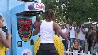 Fetty Wap amp Post Malone Took On Wireless Festival Boxing Challenge 🥊 Find Out Who Won [upl. by Marillin]