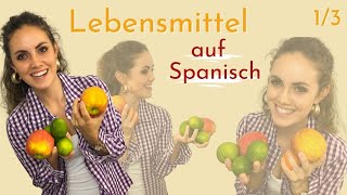 Spanisches Essen und Lebensmittel  Lerne wichtige Vokabeln  Vamos Español [upl. by Kancler]