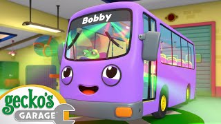 Wheels on The Bus PARTY SONG  Geckos Garage Songs｜Kids Songs｜Trucks for Kids [upl. by Redep53]