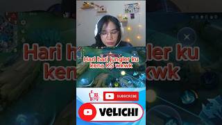 Maapkan aku babang jungler 🗿 mlbb mobilelegends livestreaming shorts velichi [upl. by Hulda]