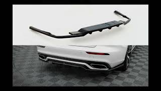 Maxton Design Volvo S60  V60 R Design Splitter Spoiler Voorspoiler Diffuser Side Skirts Styling [upl. by Hadik729]