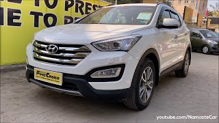 Hyundai Santa Fe CRDi 4WD AT 2014 ₹14 lakh  Reallife review [upl. by Qerat]