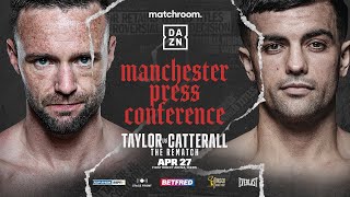 Josh Taylor Vs Jack Catterall 2 Manchester Launch Press Conference [upl. by Zoila]