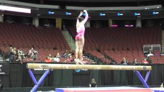 Elexis Edwards  Balance Beam  2016 Nastia Liukin Cup [upl. by Nogras630]