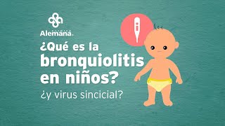 ¿Qué es la bronquiolitis en niños y virus sincicial  Clínica Alemana [upl. by Attesoj]