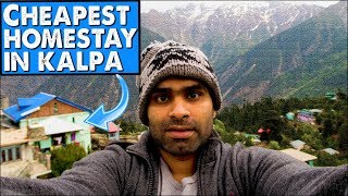 Accommodation in KALPA feat Joel Dsouza  Backpacking Kinnaur amp Spiti Valley  Vlog 02 [upl. by Cherye]