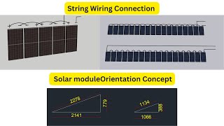 Solar Panel String design in Portrait amp Landscape Orientations [upl. by Ludovico942]